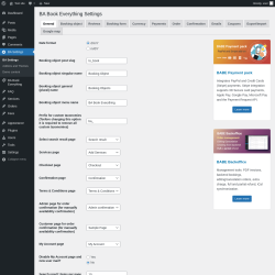 Page screenshot: BA Settings