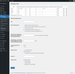 Page screenshot: BA Book Everything → Booking rules