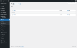 Page screenshot: FAQ