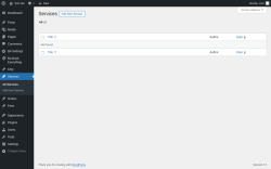 Page screenshot: Services