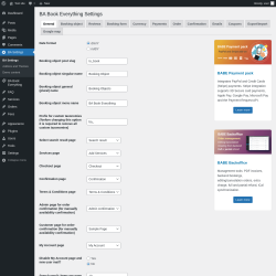 Page screenshot: BA Settings