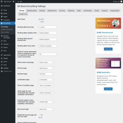 Page screenshot: BA Settings