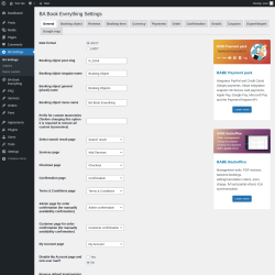 Page screenshot: BA Settings