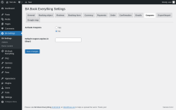Page screenshot: BA Settings → Coupons