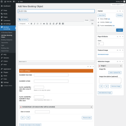 Page screenshot: BA Book Everything → Add New Booking Object