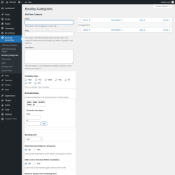 Page screenshot: BA Book Everything → Booking Categories