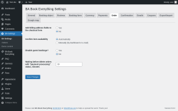Page screenshot: BA Settings → Order