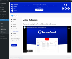 Page screenshot: BackupGuard &rarr; Video Tutorials