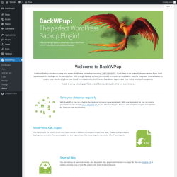 Page screenshot: BackWPup → About