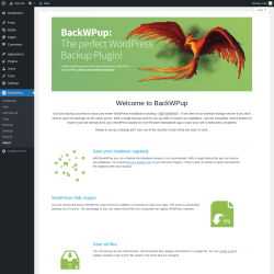 Page screenshot: BackWPup → About