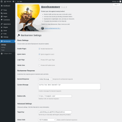 Page screenshot: Banhammer