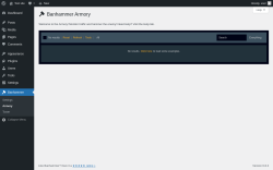 Page screenshot: Banhammer → Armory