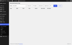 Page screenshot: Barcode Scanner &rarr; Logs