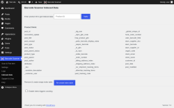 Page screenshot: Barcode Scanner &rarr; Indexed data