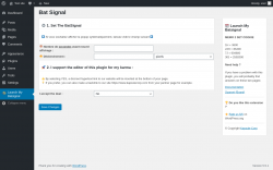 Page screenshot: Launch My Batsignal