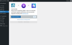 Page screenshot: BBP Core ‹ Test site — WordPress