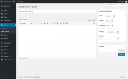 Page screenshot: Forums &rarr; New Forum