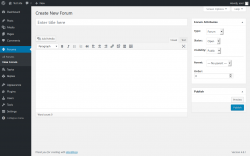 Page screenshot: Forums &rarr; New Forum