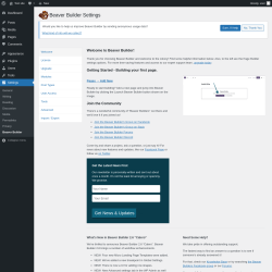 Page screenshot: Settings &rarr; Beaver Builder