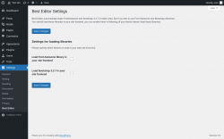 Page screenshot: Settings &rarr; Best Editor