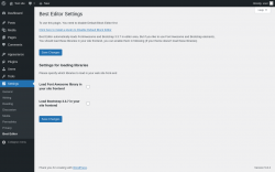 Page screenshot: Settings &rarr; Best Editor