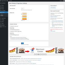 Page screenshot: Statistics &rarr; Settings
