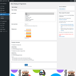 Page screenshot: Statistics &rarr; Settings