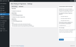 Page screenshot: Statistics &rarr; Settings &rarr; Instruction