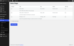 Page screenshot: Tools &rarr; Beta Flags