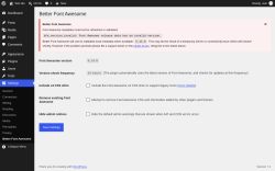 Page screenshot: Settings &rarr; Better Font Awesome