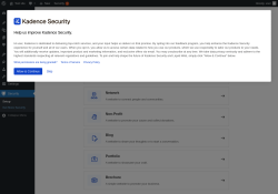 Page screenshot: Security
