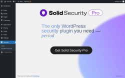 Page screenshot: Security → Get More Security