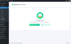 Page screenshot: BetterDocs → FAQ Builder