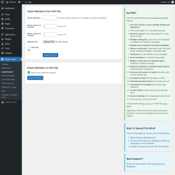 Page screenshot: Arigato Light → Import/Export