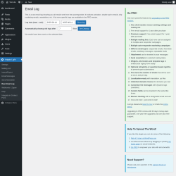 Page screenshot: Arigato Light → Raw Email Log