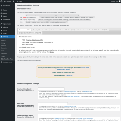 Page screenshot: Settings &rarr; Bible Reading Plans
