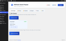 Page screenshot: Smart Popups