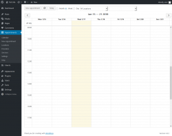 Page screenshot: Appointments