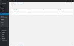 Page screenshot: Appointments → Locations