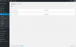 Page screenshot: Appointments → Services