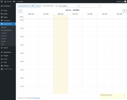 Page screenshot: Appointments