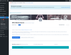Page screenshot: BitFire  &rarr; Malware Scan