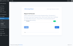 Page screenshot: BitFire &rarr; Settings