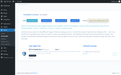 Page screenshot: BitFire &rarr; Bot Control
