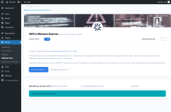 Page screenshot: BitFire &rarr; Malware Scan