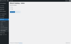 Page screenshot: Tools → Block Catalog