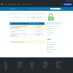 Page screenshot: Blocked in China &rarr; Support Forum