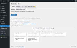 Page screenshot: Blocked in China