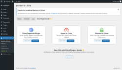 Page screenshot: Blocked in China &rarr; China Plugins Bundle 
