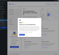Page screenshot: Blockera
